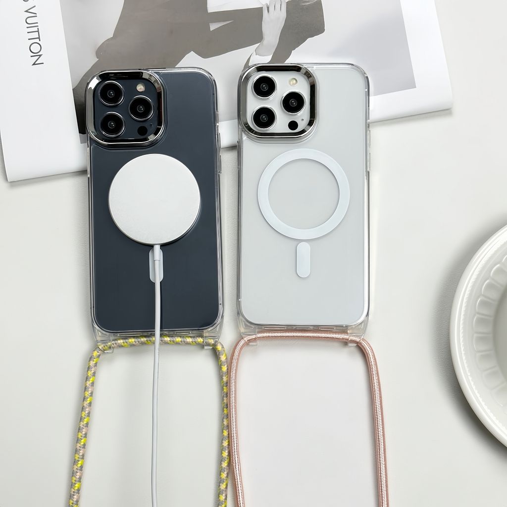 iPhone Air MagSafe Cover med Bærerem - Sort