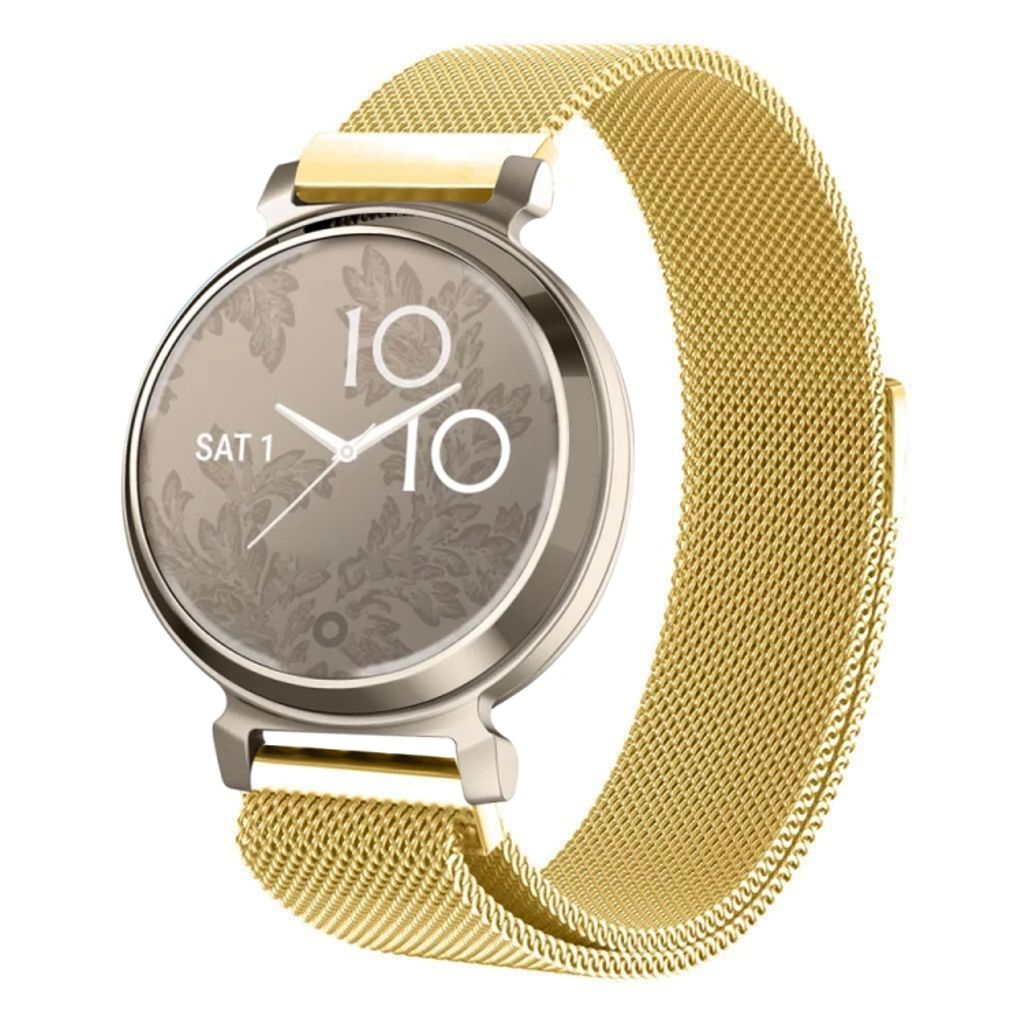 Garmin Lily 2 Kockarmband milanese i rostfritt stål - Guld