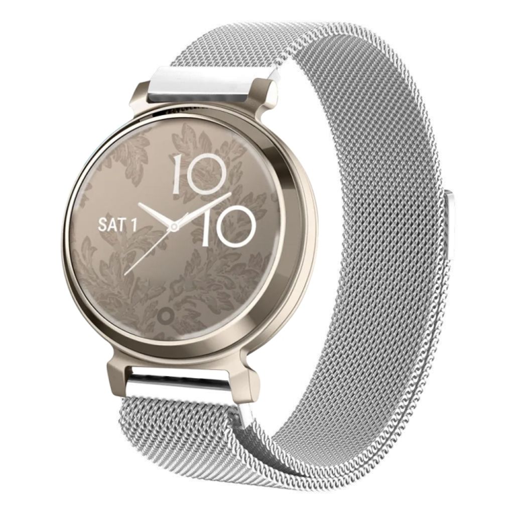 Garmin Lily 2 Kockarmband milanese i rostfritt stål - Silver