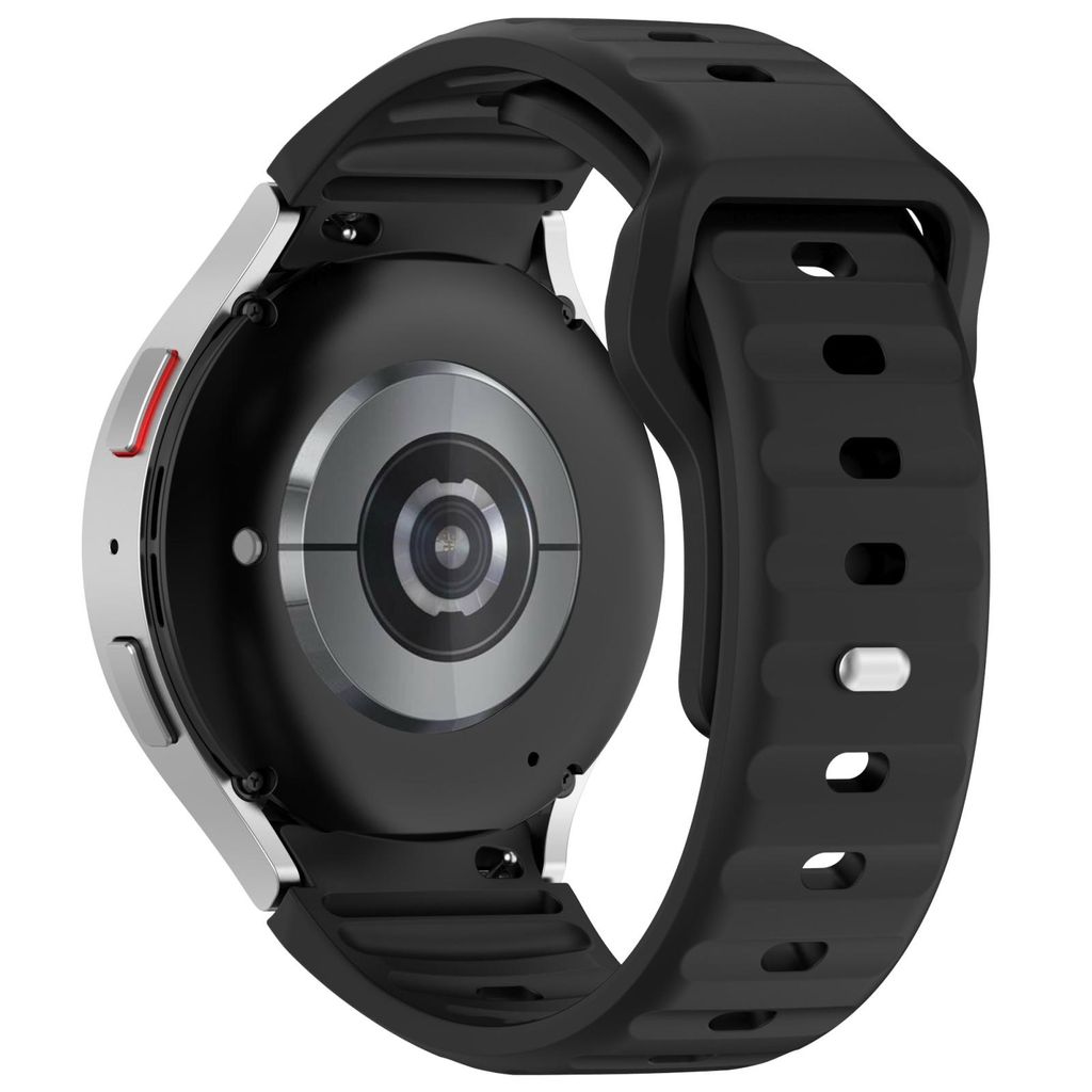 Samsung Galaxy Watch 7/6/5 silikoniranneke kellolle - musta