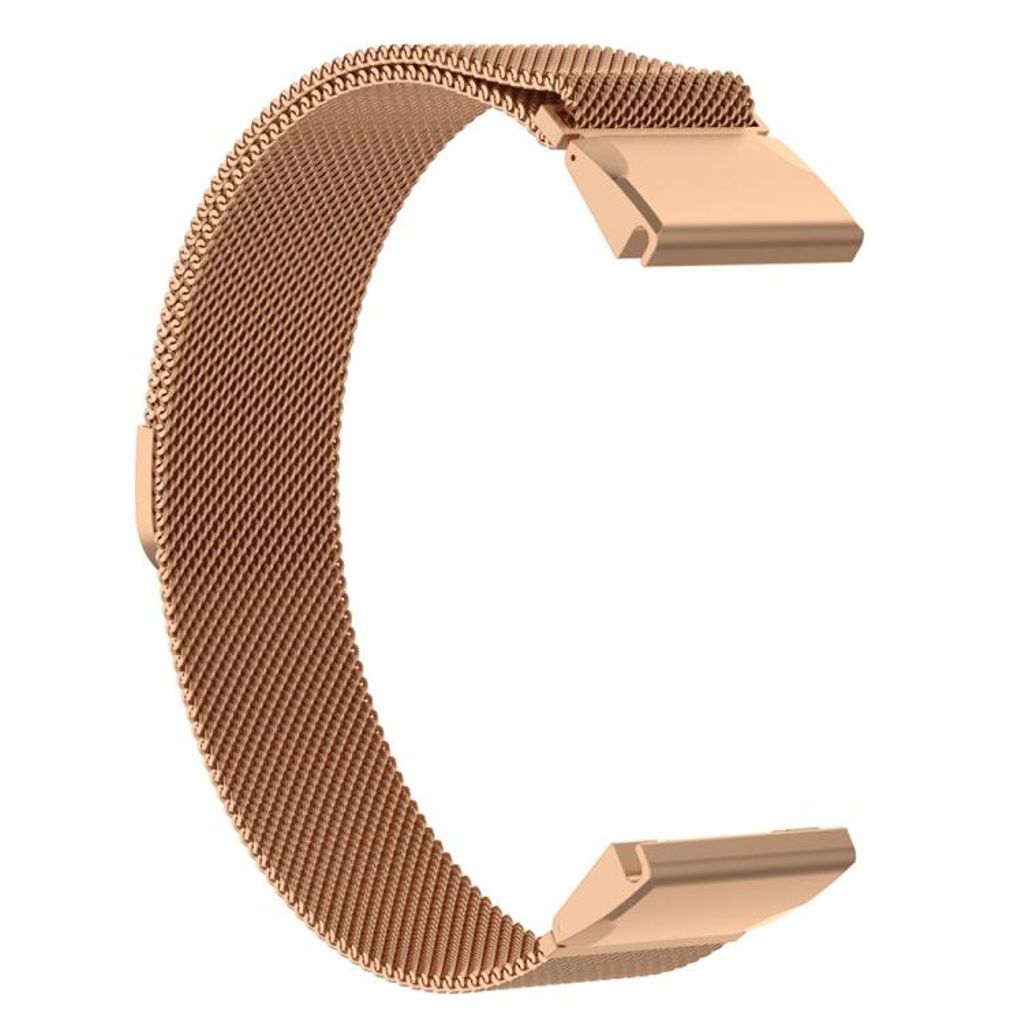 Garmin Fenix 7X/6X/5X Klokkereim milanese i metall - Rose gull