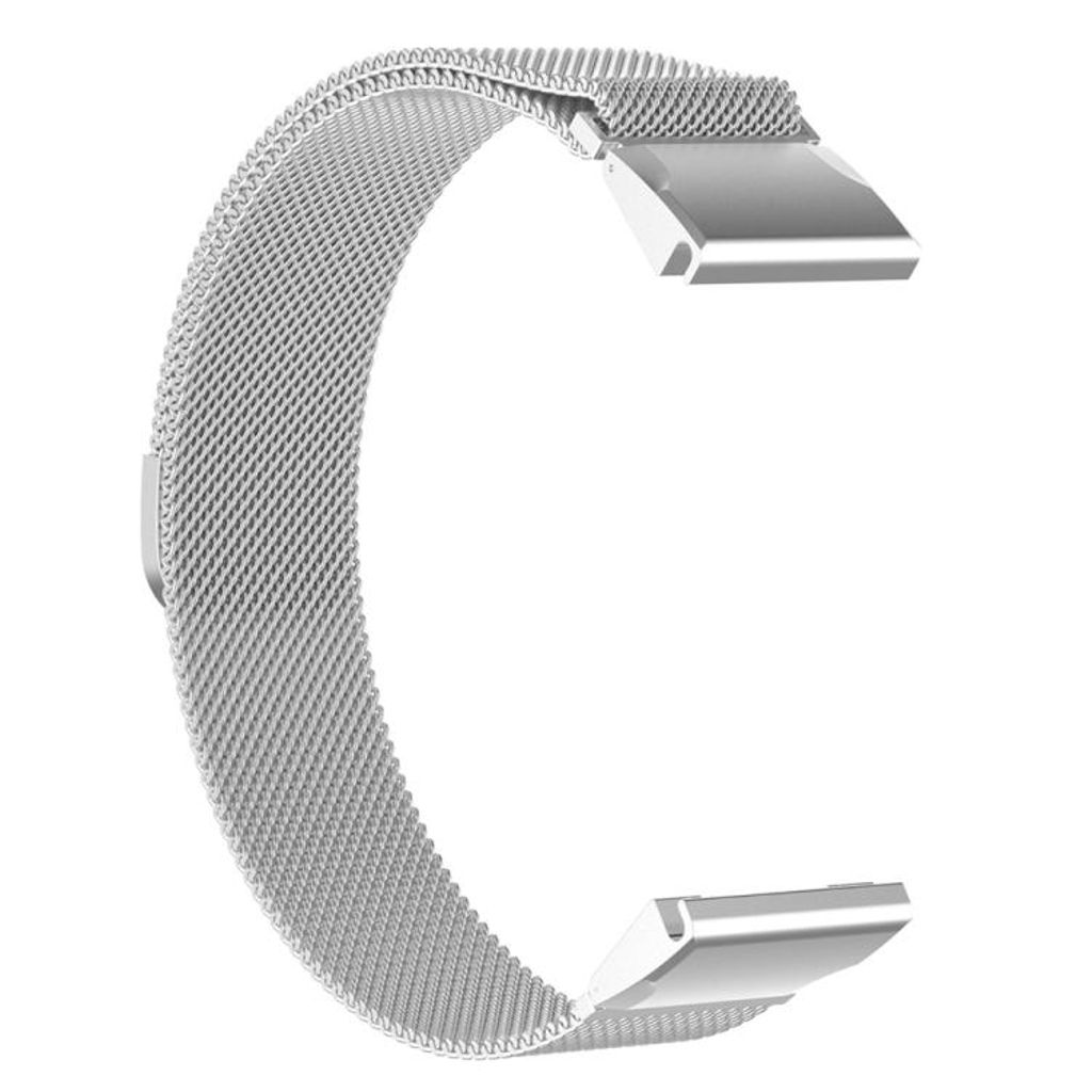 Garmin Fenix 7/6/5 Kellonranneke milanese-metalli - Hopea