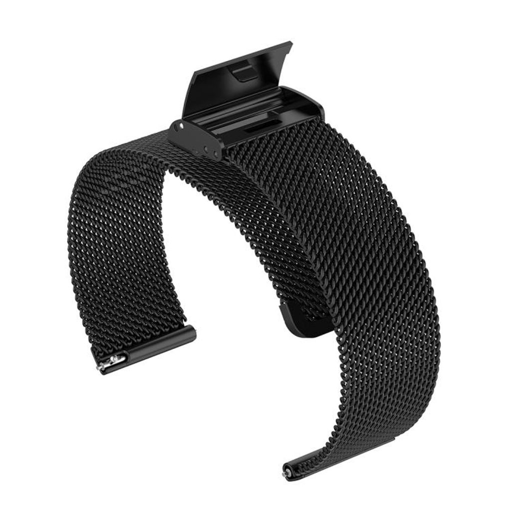 Garmin Lily 2 Kockarmband milanese i rostfritt stål - Svart