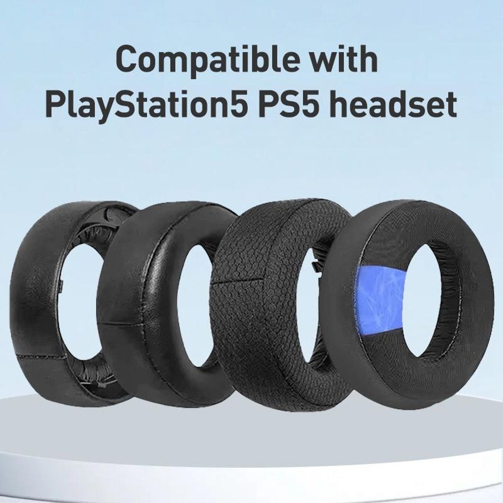 Korvatyynyt Sony PlayStation Pulse Elite -konsolille, 1 pari – Musta