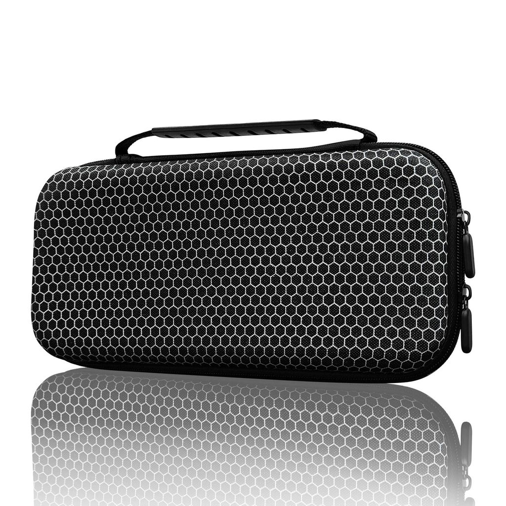 Iskunkestävä säilytyskotelo Nintendo Switch 2:lle – musta