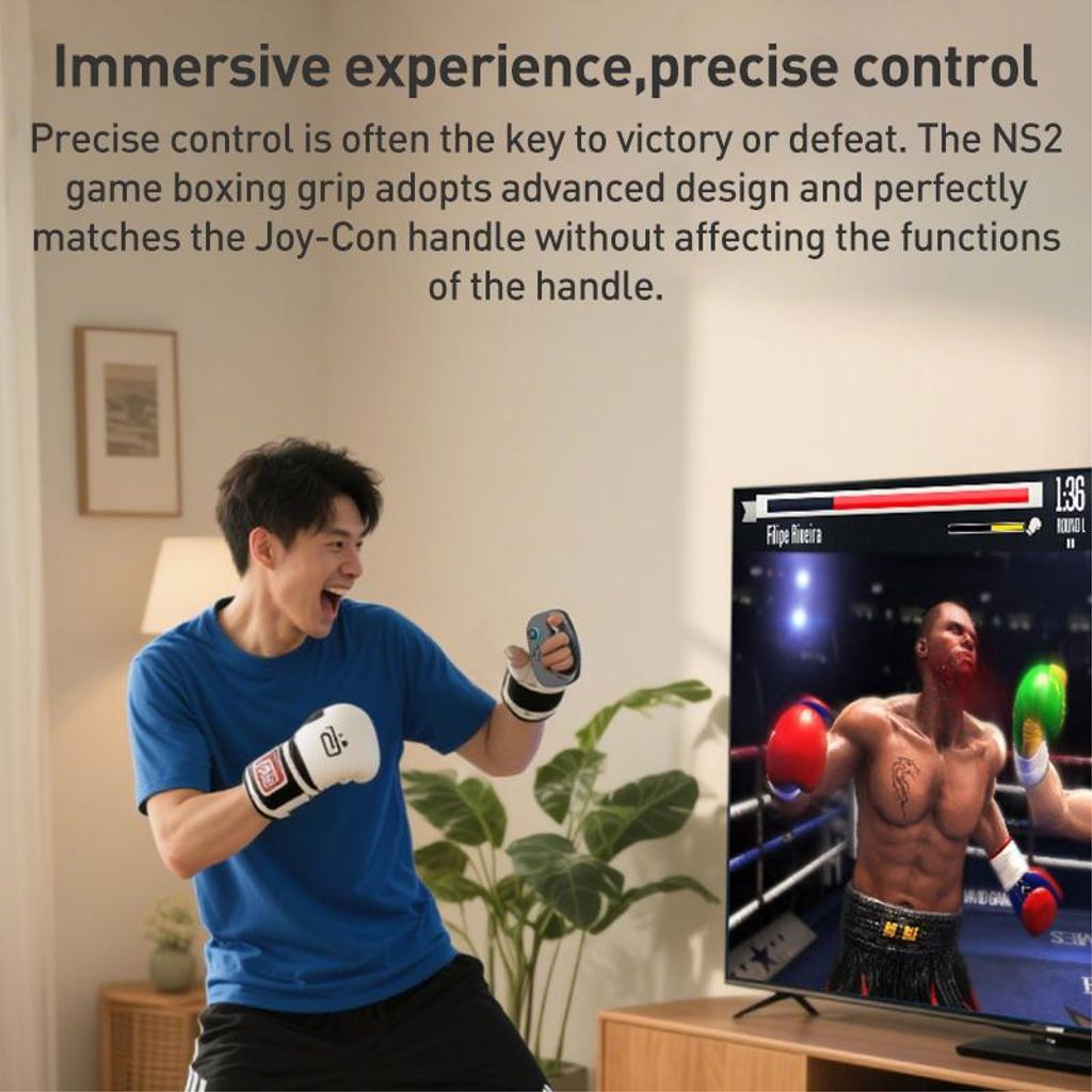 iPlay Boxing Grip Nintendo Switch 2 Joy-Conille – Musta