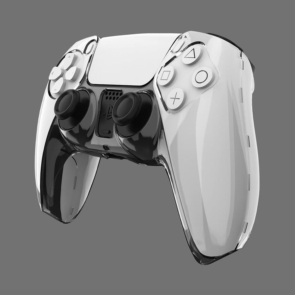 XDcase Sony PS5 spilcontroller cover, 2-pak - gennemsigtig