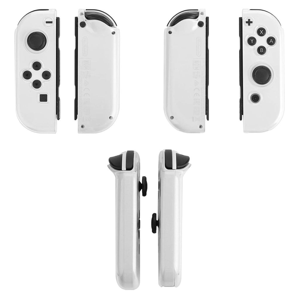 Nintendo Switch 2 Joy-Con beskyttelsesdeksel og joystick-deksel – gjennomsiktig