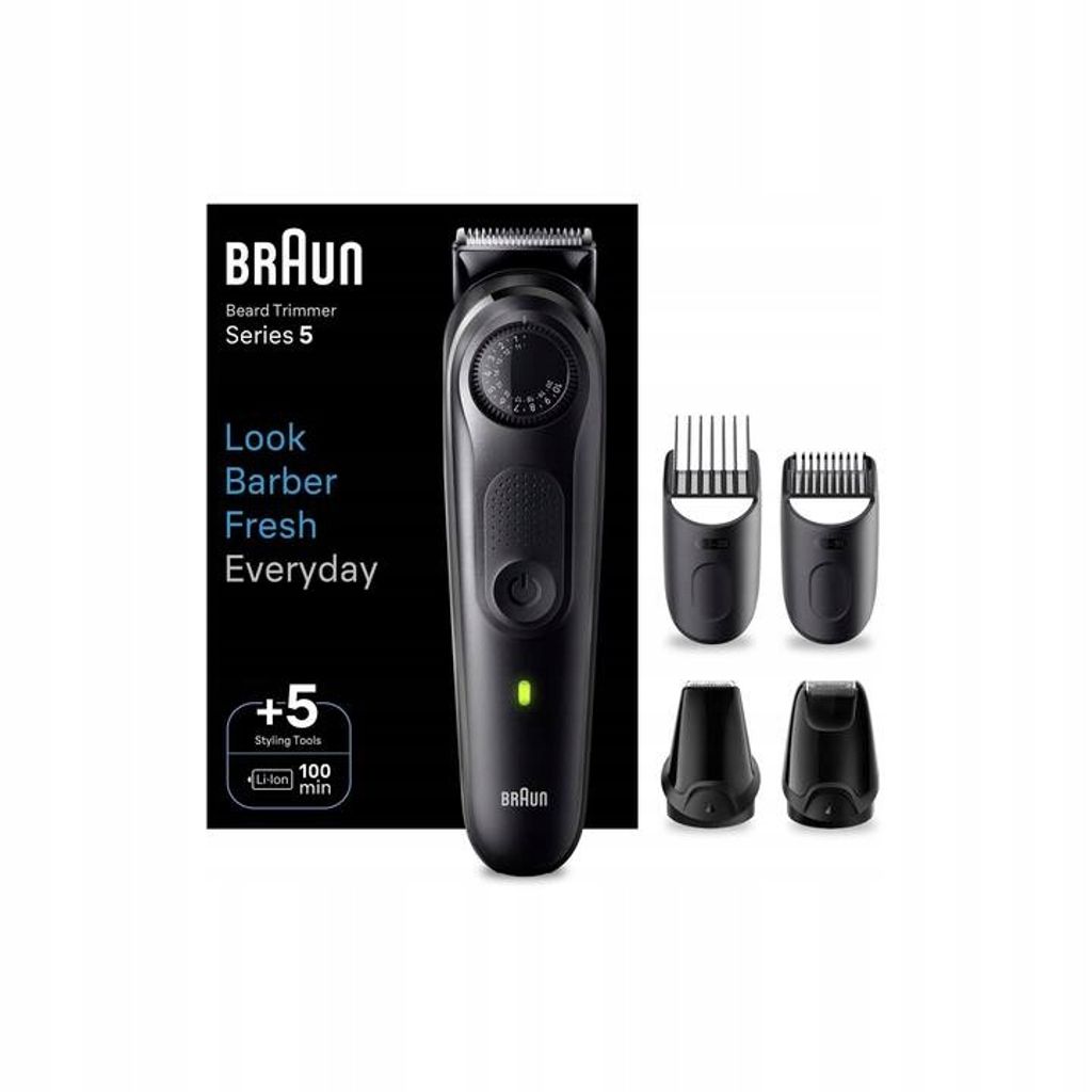 Braun Series 5 BT5430 – Skægtrimmer, ledningsfri og vandtæt