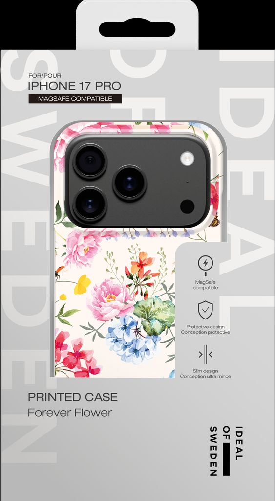 iDeal of Sweden iPhone 17 Pro Printed Case - Flower Forever