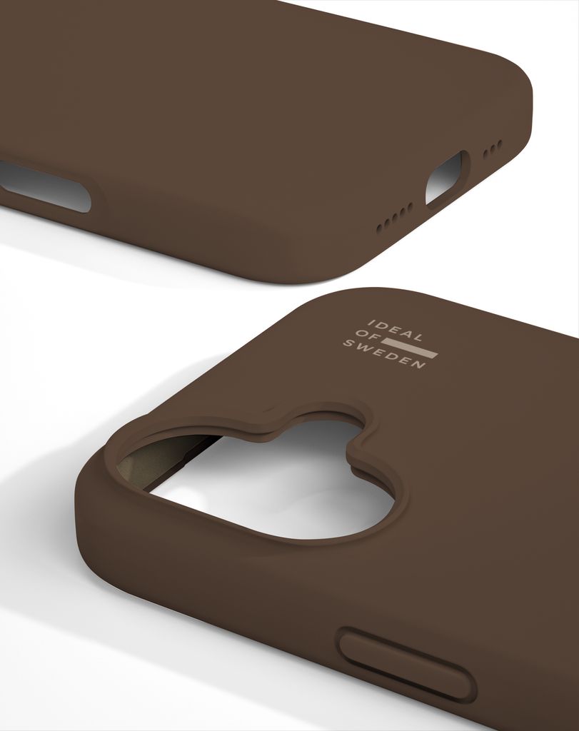 iDeal of Sweden iPhone 16 Silicone Case - Mocha Mousse