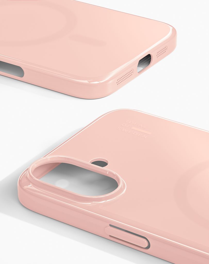 iDeal of Sweden iPhone 17 Slim Case MagSafe - Glossy Blush Pink