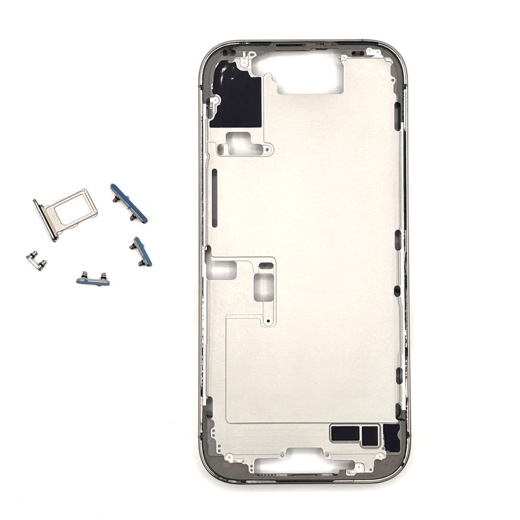 iPhone 16 Pro Mellanram - Natural Titanium