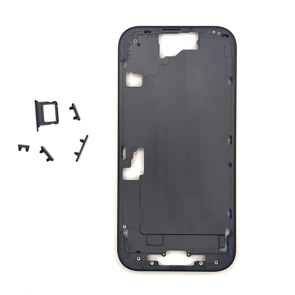 iPhone 16 Mellemramme - Sort