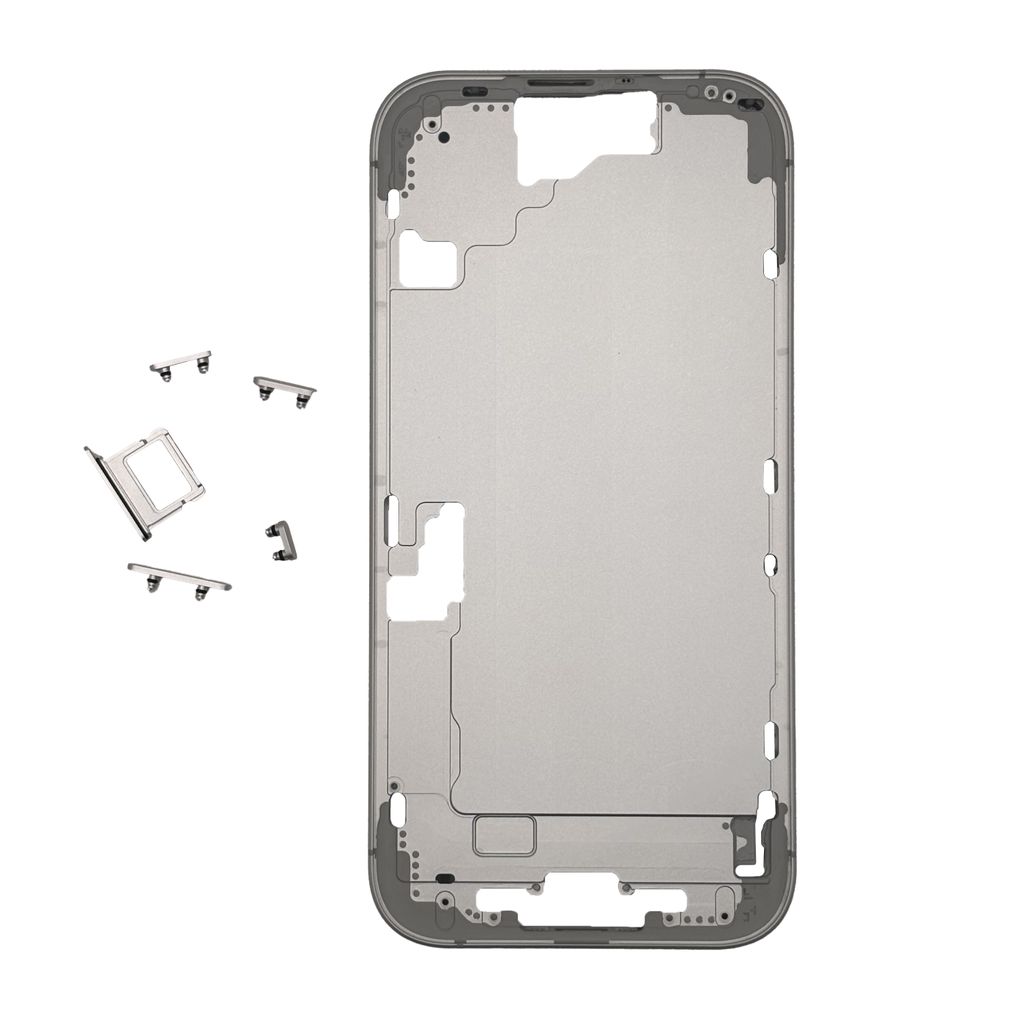 iPhone 16 Mellemramme - Hvid