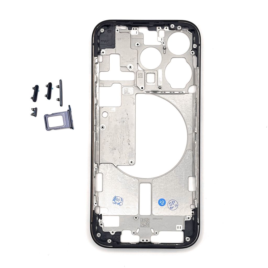 iPhone 15 Pro Mellanram - Blå Titanium