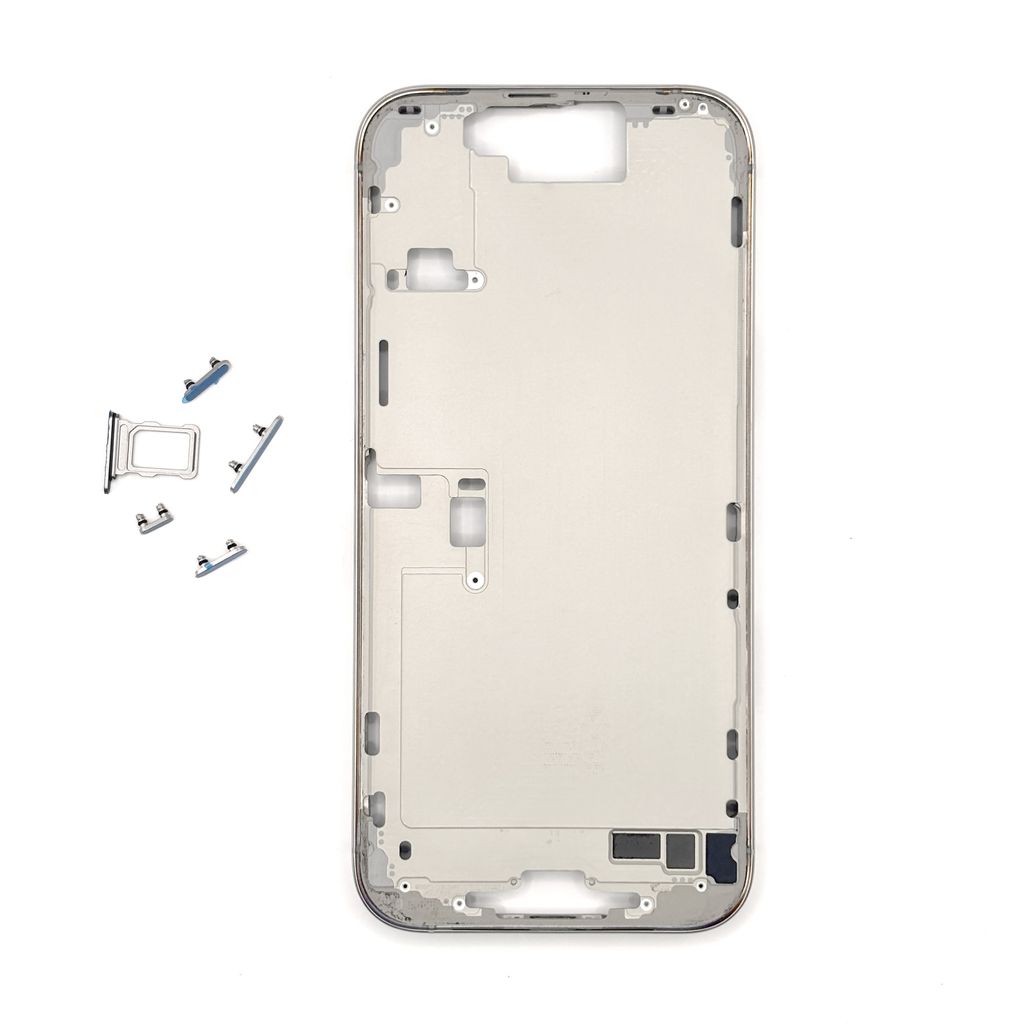 iPhone 16 Pro Max Mellanram - White Titanium