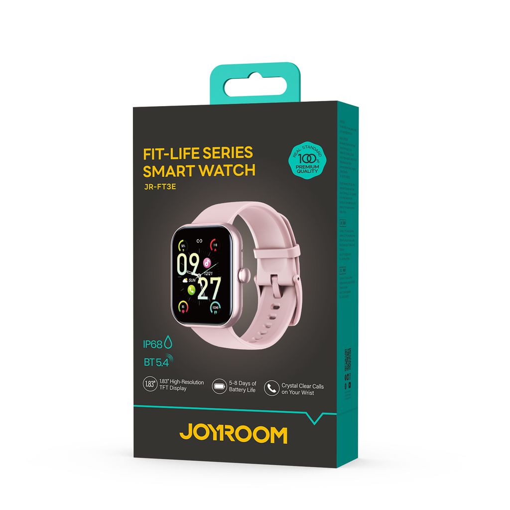 Joyroom Fit-life Series Smartwatch JR-FT3  – Cherry Blossom Pink
