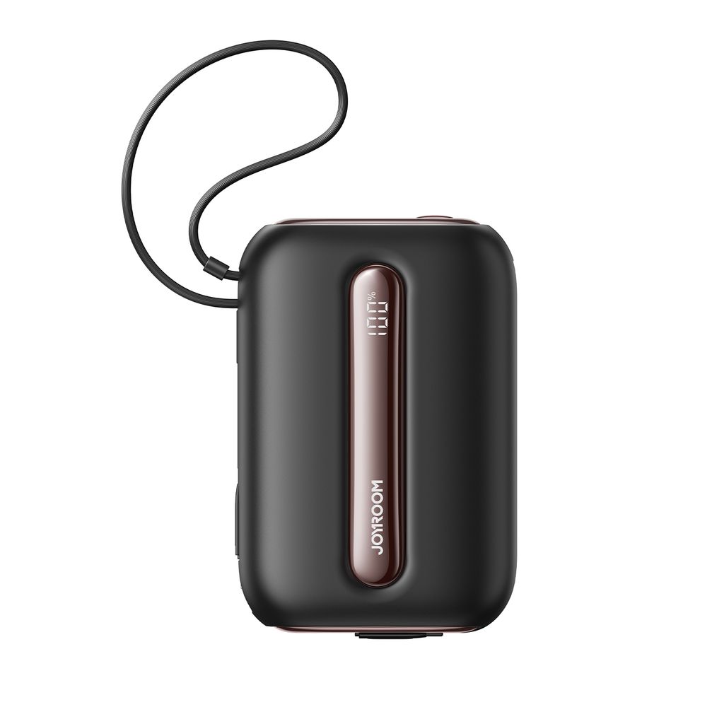 Joyroom JR-L012 Ultra powerbank 20000mAh met USB-C/Lightning-kabels - Zwart