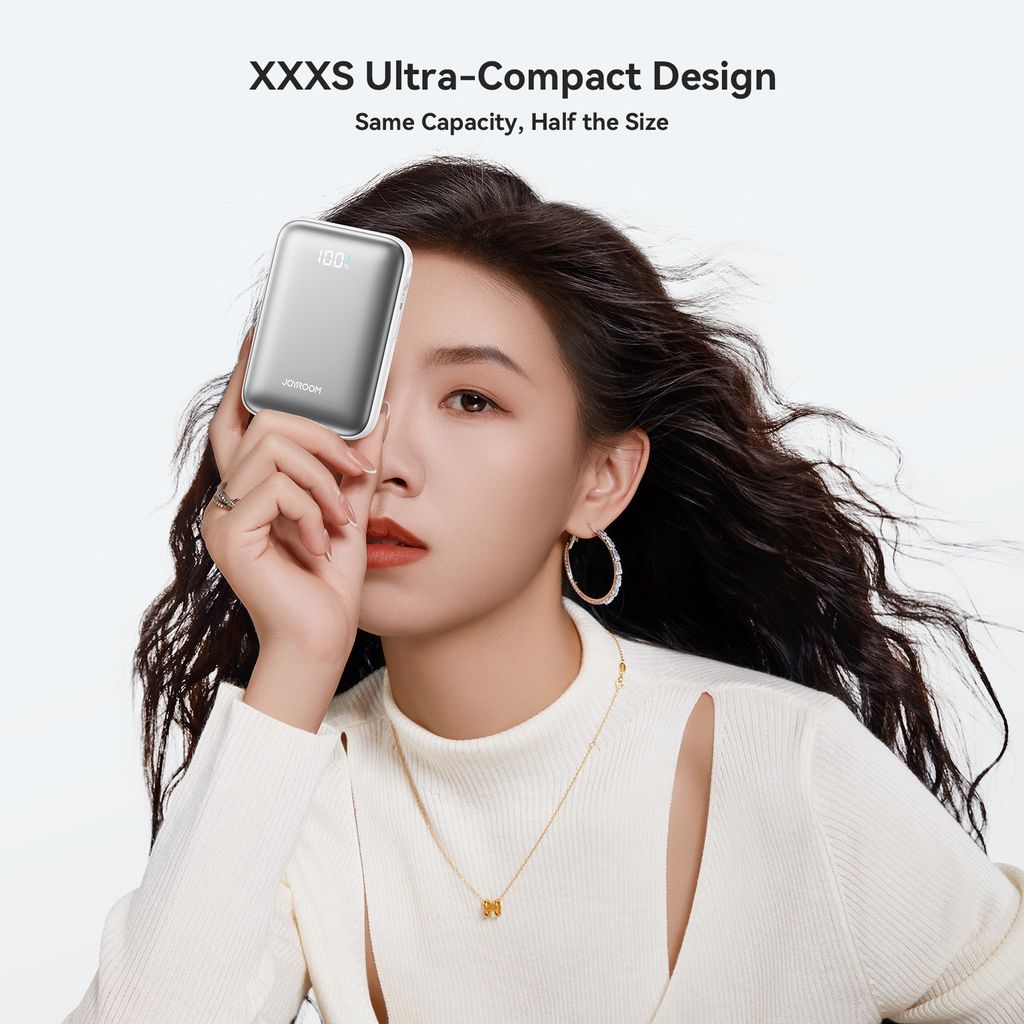 Joyroom JR-PBF29 Mini-Powerbank 20.000 mAh 22,5 W mit zwei Kabeln – Schwarz