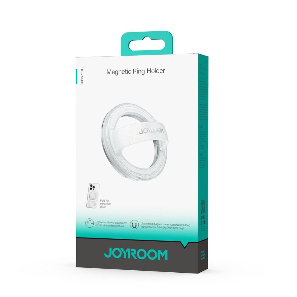 Joyroom Magnetic Ring Holder for Smartphone – White