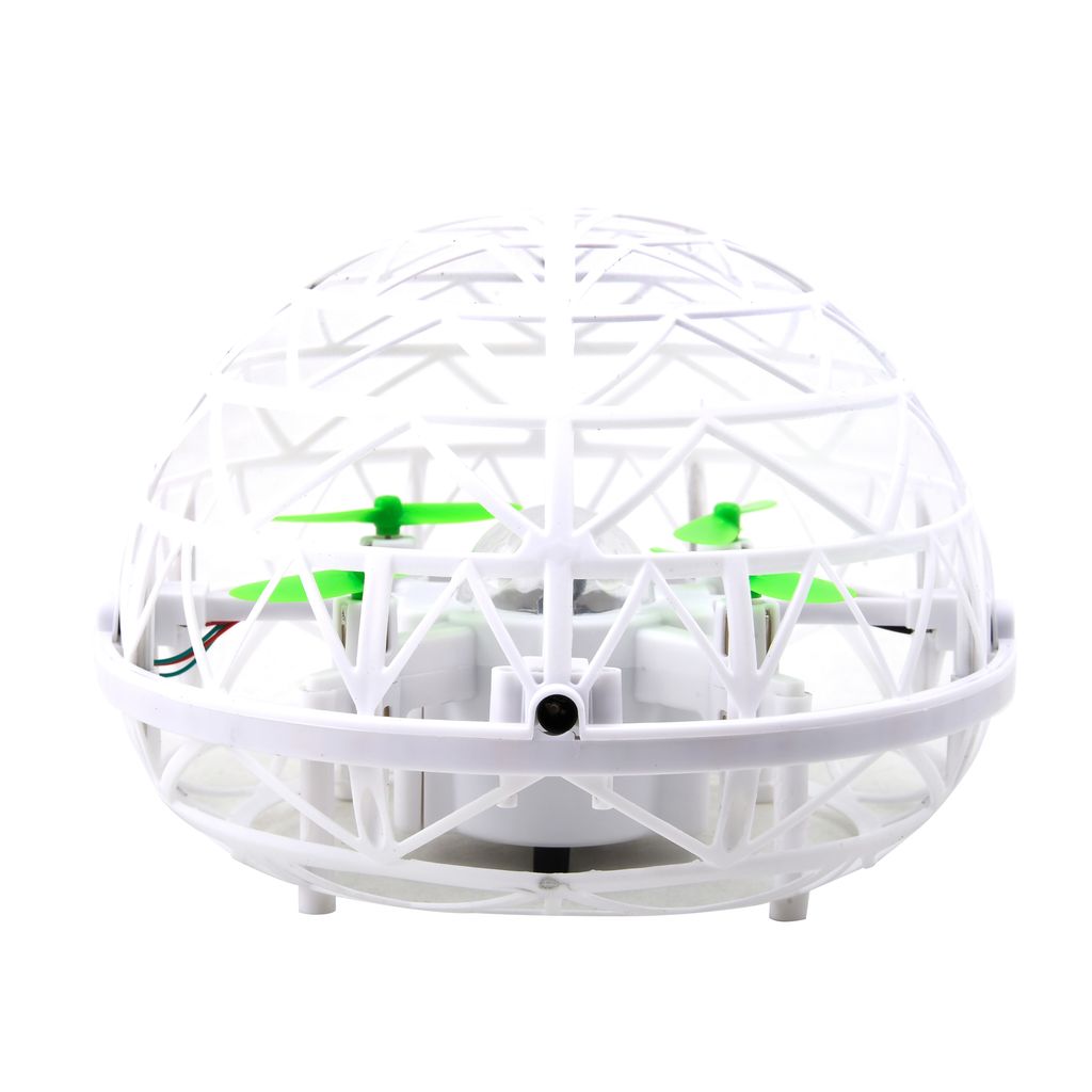 Gear4Play Ball Drone Radiostyret Legetøj med LED Lys - Hvid