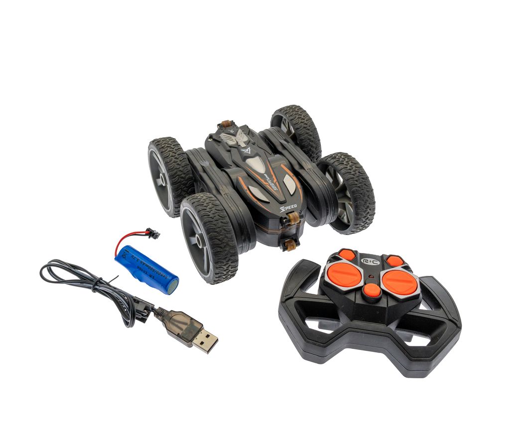 Gear4Play Swing Radio-ohjattava temppuauto – Musta