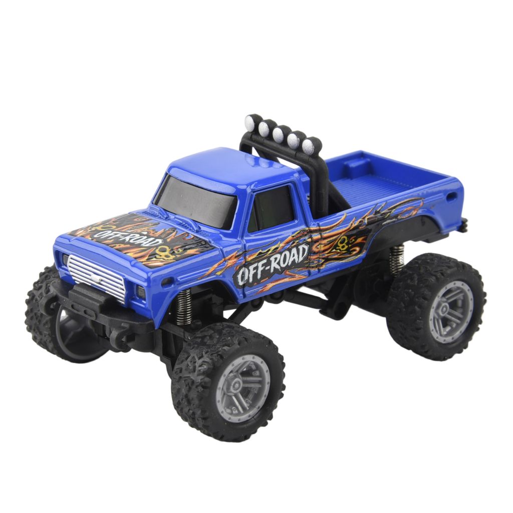 ZapToys Mikrometalli Maastoauto Radio-ohjattava Auto – Sininen
