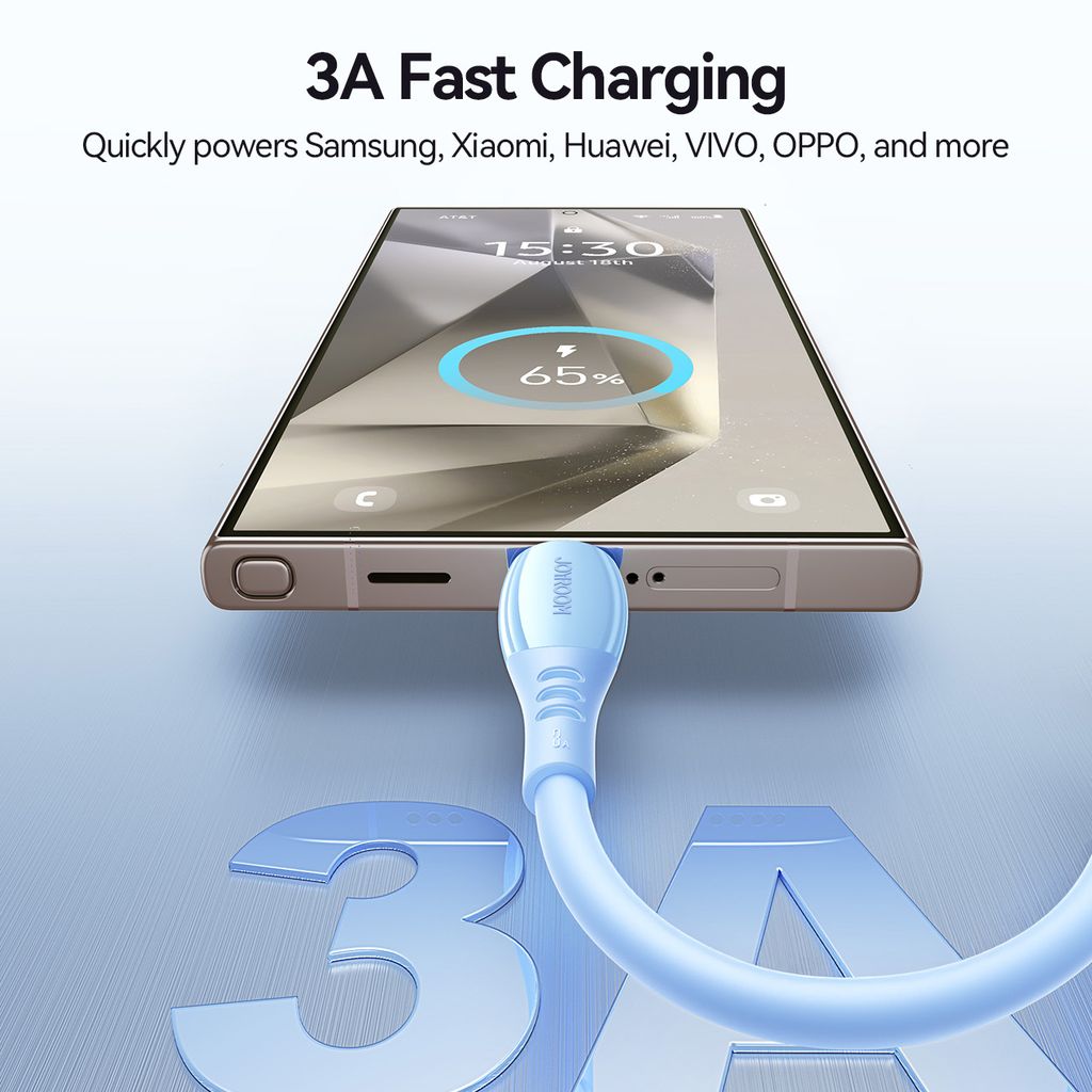 Joyroom S-A59 hurtigladekabel USB-A til USB-C 1,2m – Blå