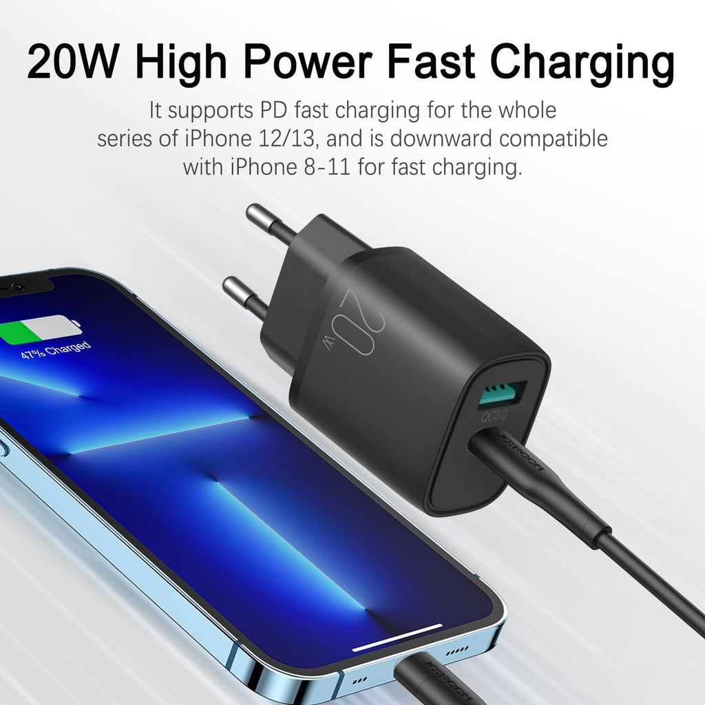 SiGN Schnellladegerät USB & USB-C, PD & Q.C3.0, 3,5 A, 20 W – Weiß