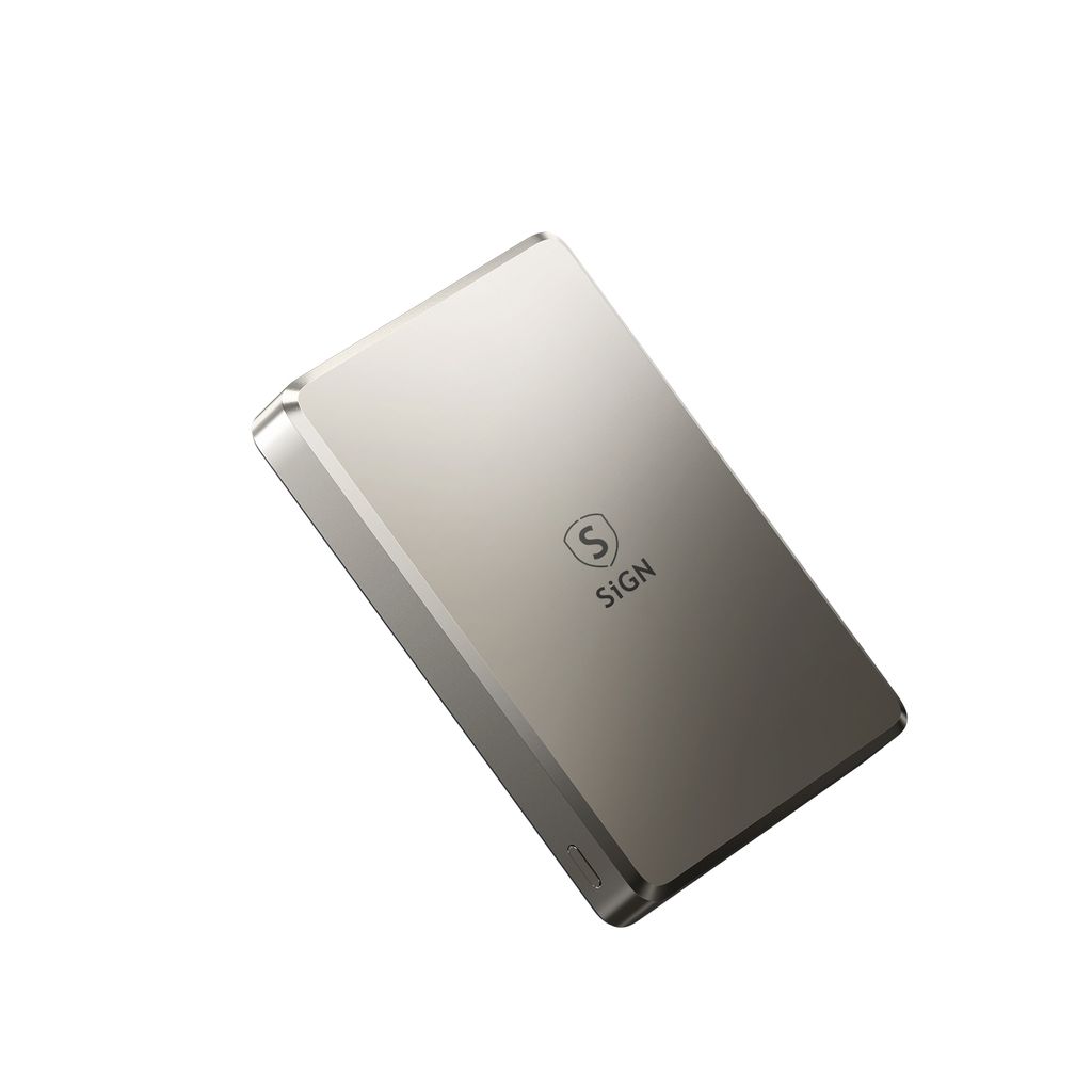 SiGN ultratynn magnetisk powerbank 10000mAh, 22,5W – Titan