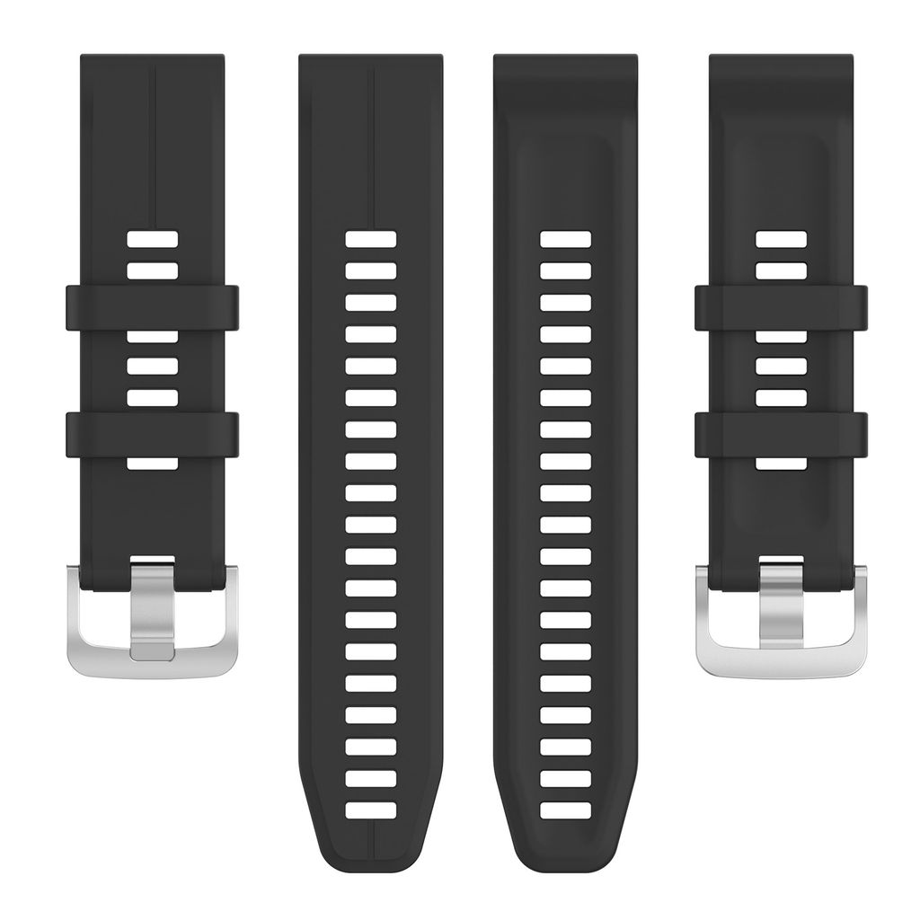 Garmin Fenix 6 Pro GPS Silikon Klokkereim - Svart