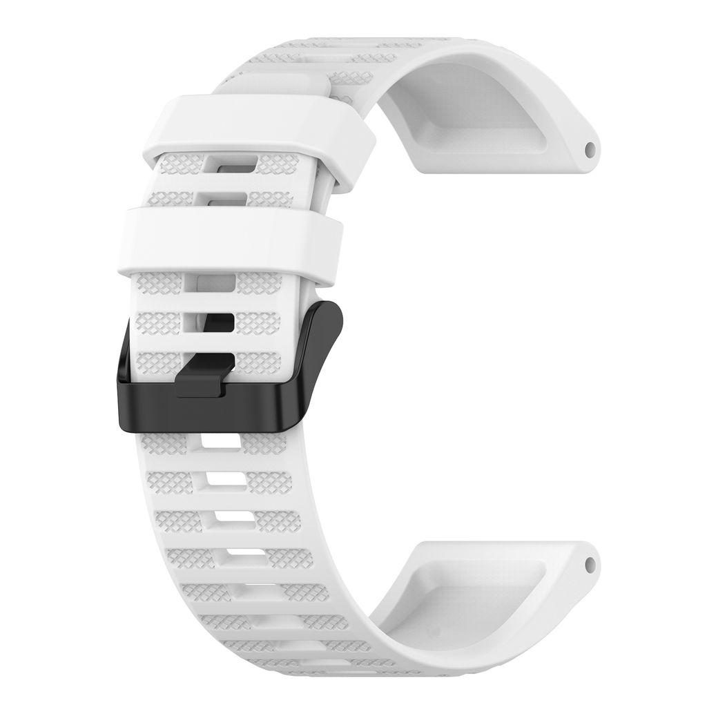 Garmin Fenix 6 Pro Klokkereim Silikon 22mm – Hvit