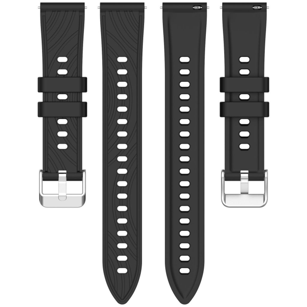 Garmin Bounce Urrem i tekstureret silikone - Sort