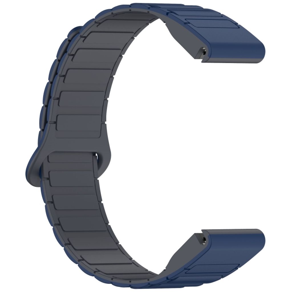 Garmin Fenix 8 51mm Klokkereim i silikon tofarget - Blå / Grå