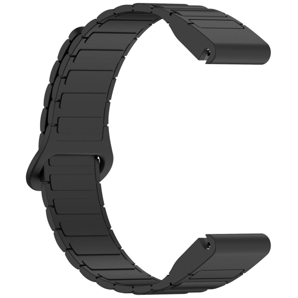 Garmin Fenix 8 43mm Klokkereim i silikon tofarget - Svart