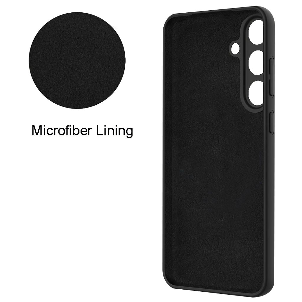 SiGN Liquid Silicone Case for Samsung Galaxy S25 FE - Black