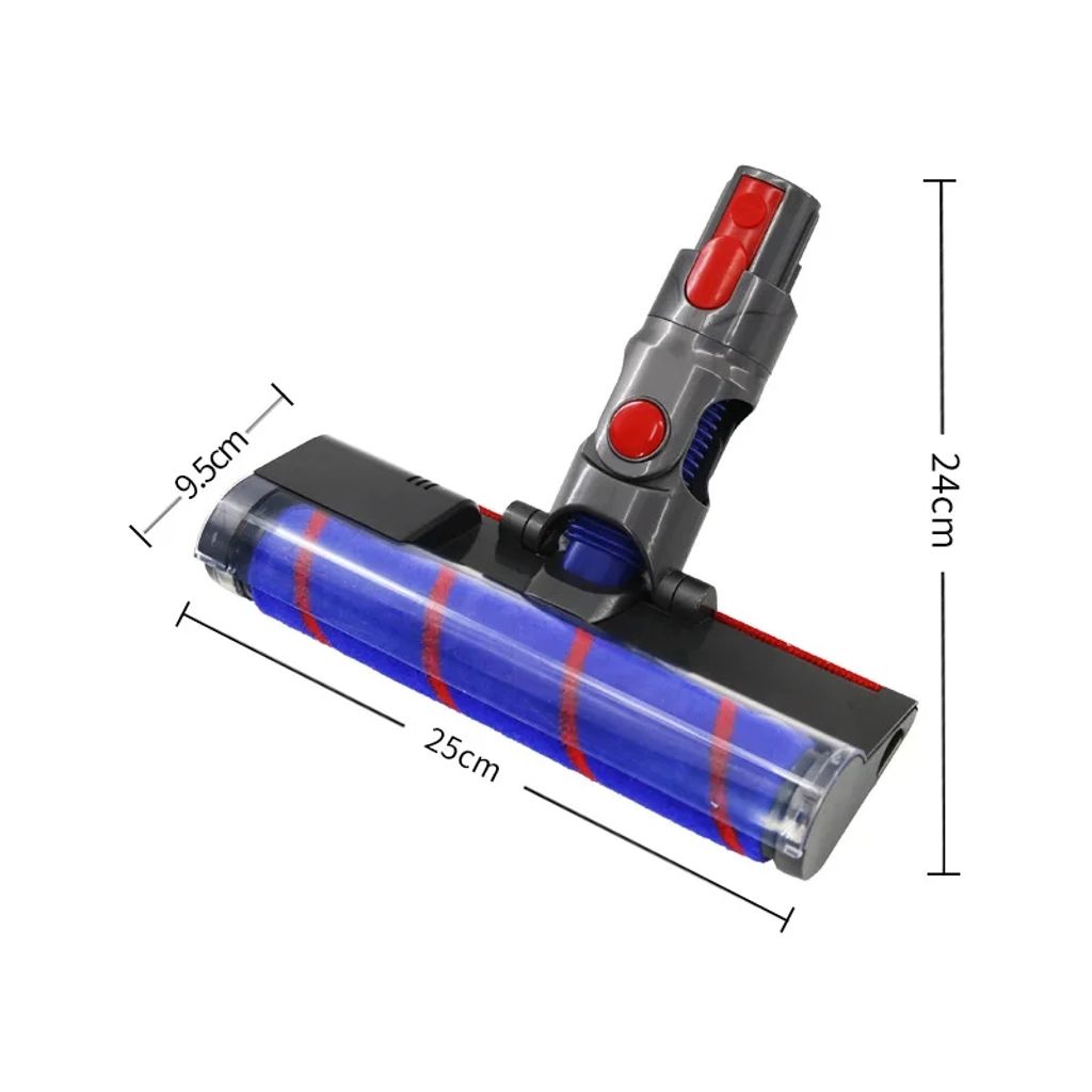 Golvborsthuvud med grönt ljus till Dyson V7 / V8 / V10 / V11