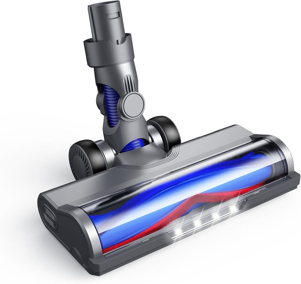 LED-børste med direkte drift og floker mot floker til Dyson V7/V8/V10/V11/V15/V8 Slim