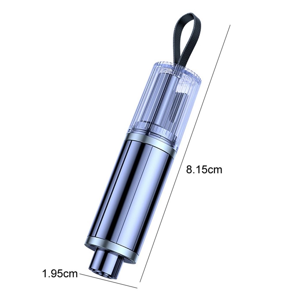 Bilsikkerhetshammer – Mini nødvindusknuser og sikkerhetsbeltekutter – Svart