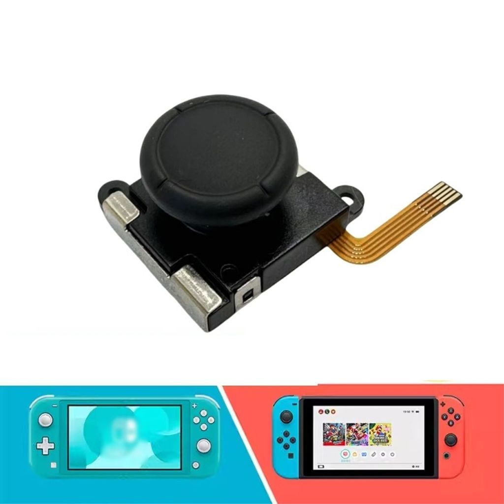 Nintendo Switch Lite / OLED Joystick Päivitetty TMR Hall – Musta