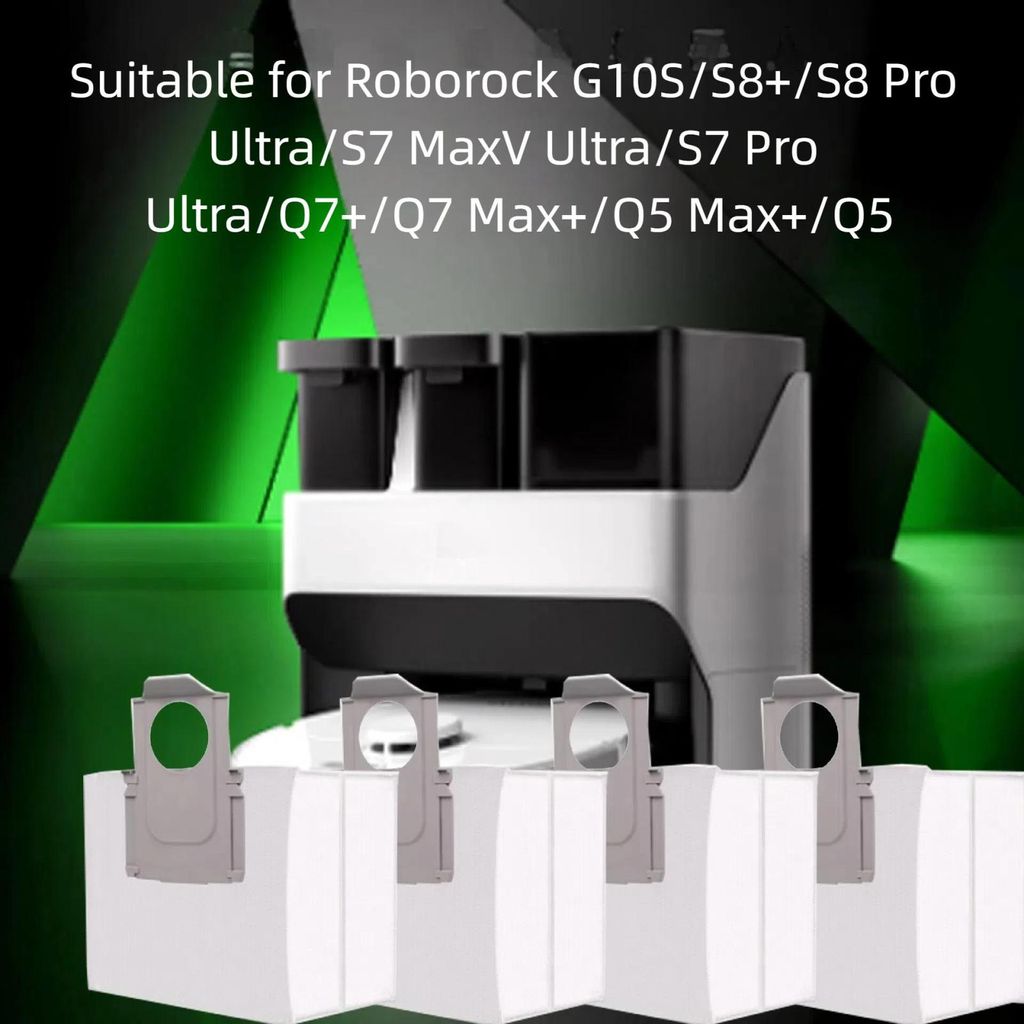 Støvpose 3-pakning til Roborock G10S/S8/S8 Pro/S7 MaxV/Ultra/Q7/Q5-Max