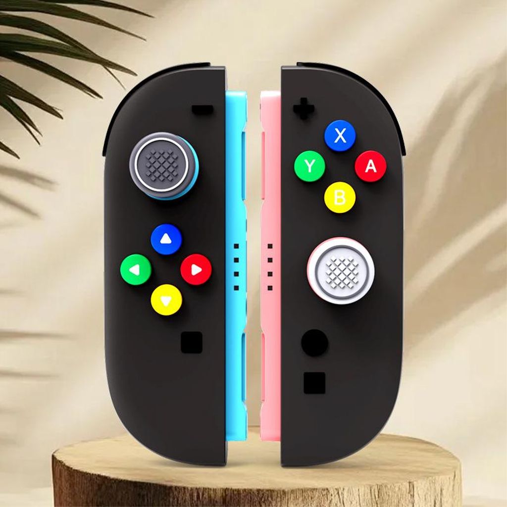Silikonisuojukset ja joystick-korkit Nintendo Switch 2 Joy-Conille – Monivärinen