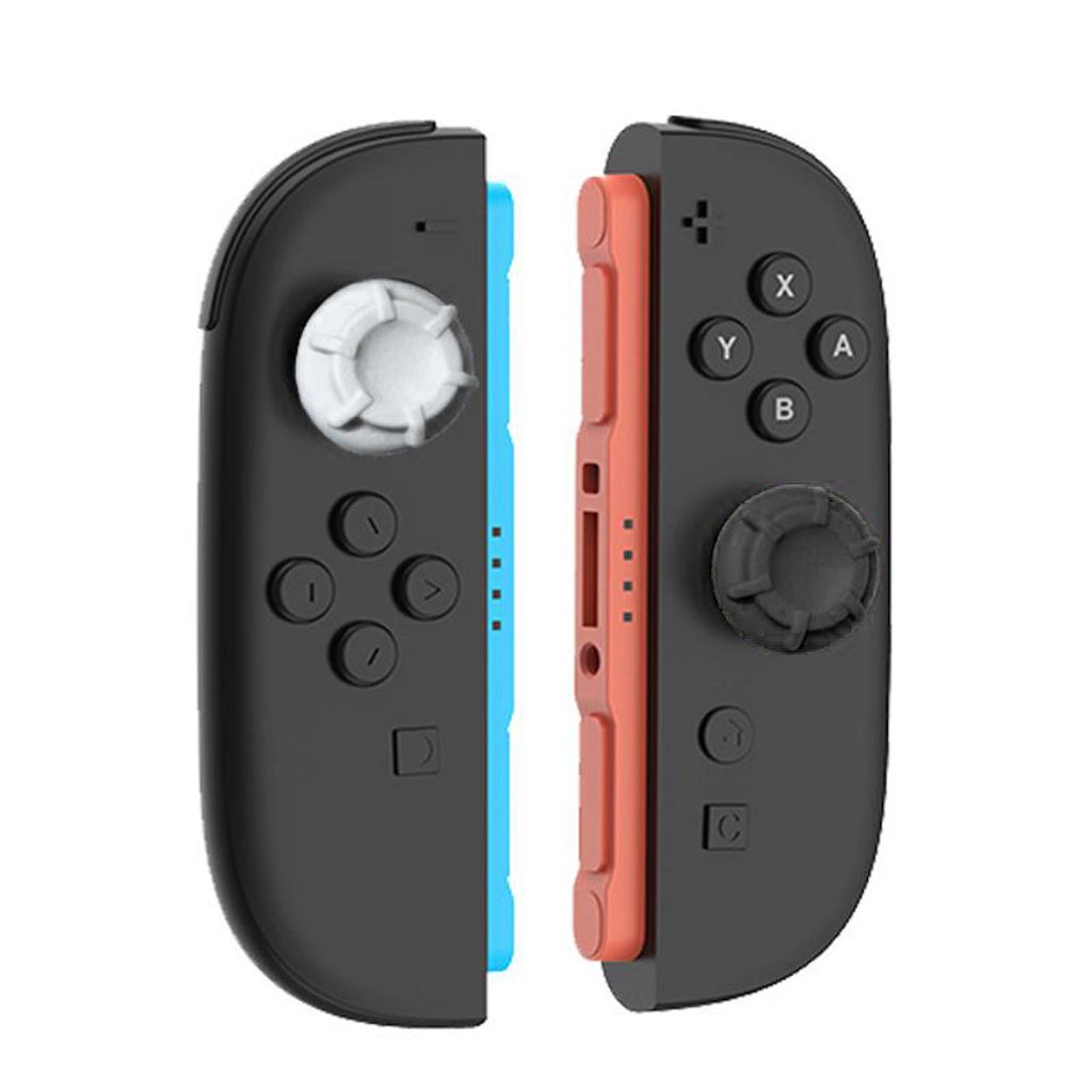 Silikoninen Joystick-suoja Nintendo Switch 2 Joy-Conille, 6 kpl - Musta/Valkoinen
