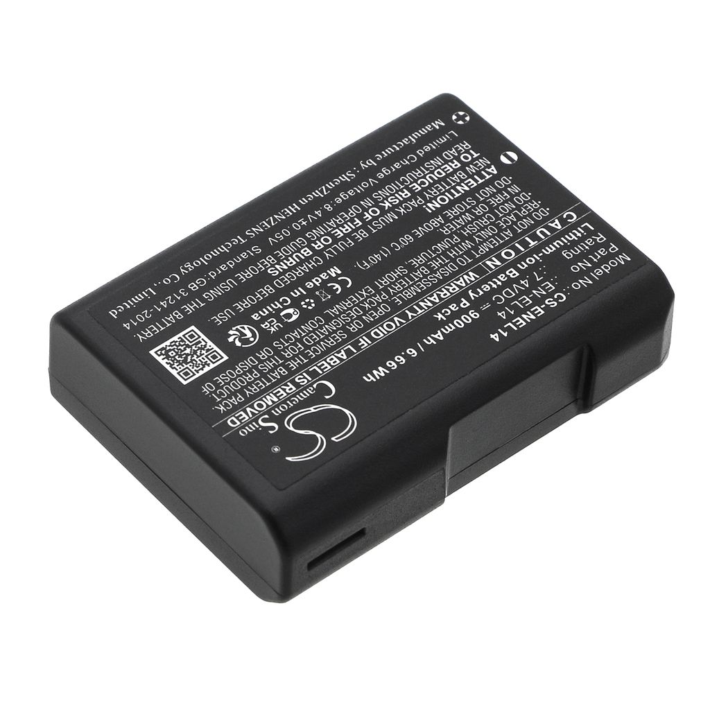 Batteri till Nikon EN-EL14 / EN-EL14a m.fl. – 2-pack