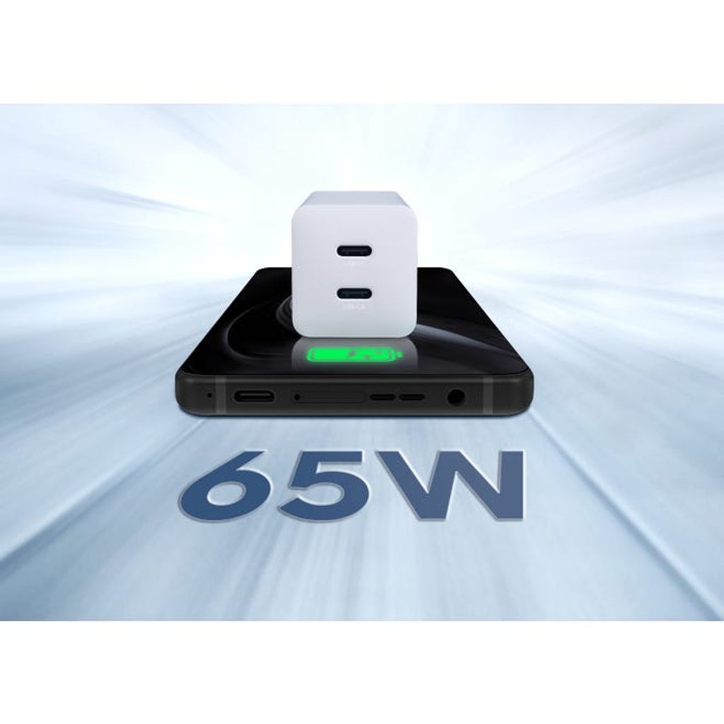 ASUS 65W USB-C GaN-Wandladegerät mit USB-C-Kabel – Weiß