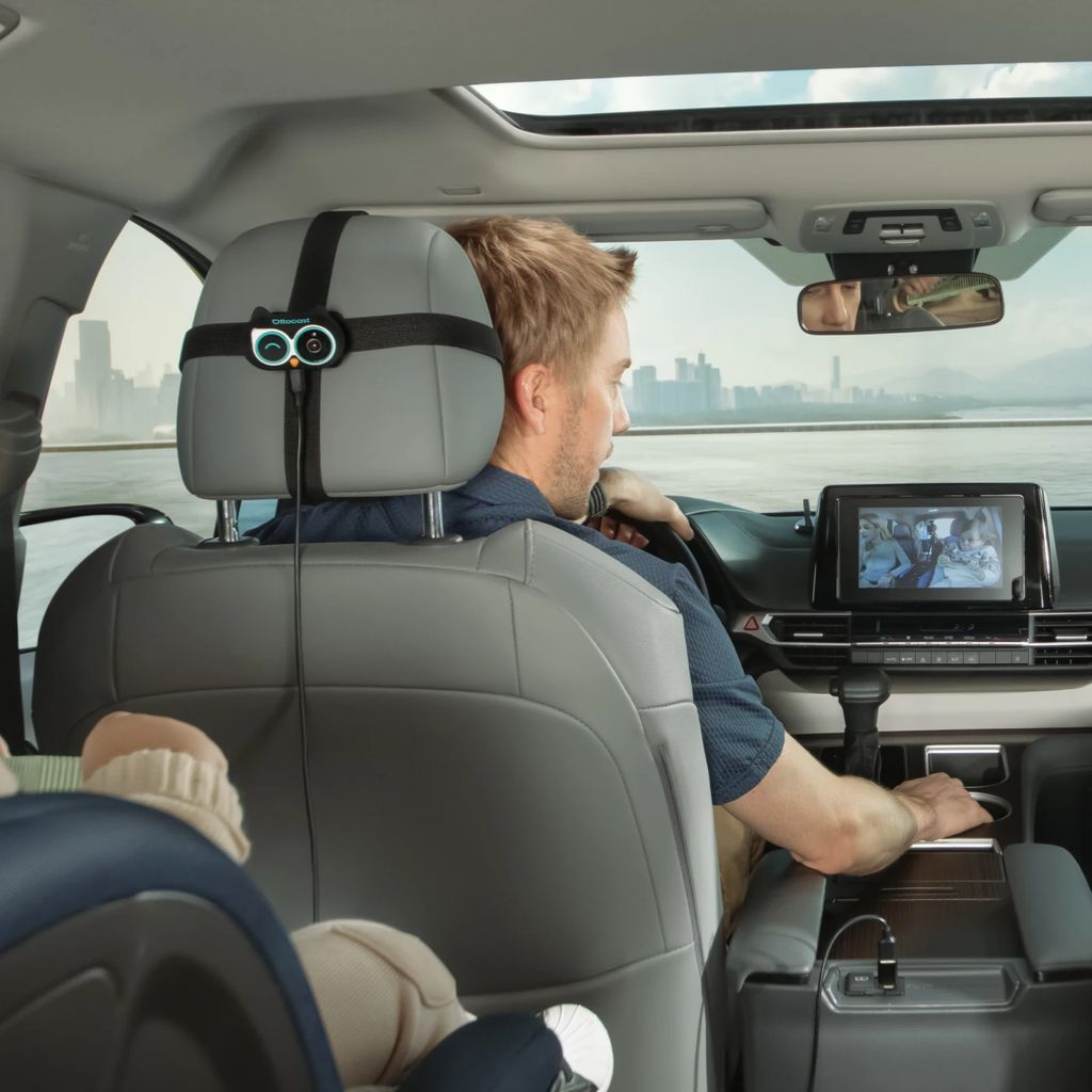 Ottocast Cabin Care Owl trådløs CarPlay-adapter til overvågning - sort