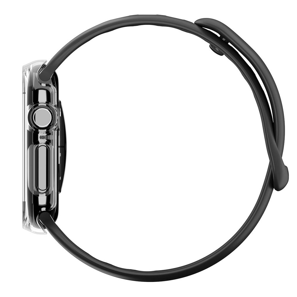 Spigen Apple Watch 12 (42mm) kuori Thin Fit - Läpinäkyvä