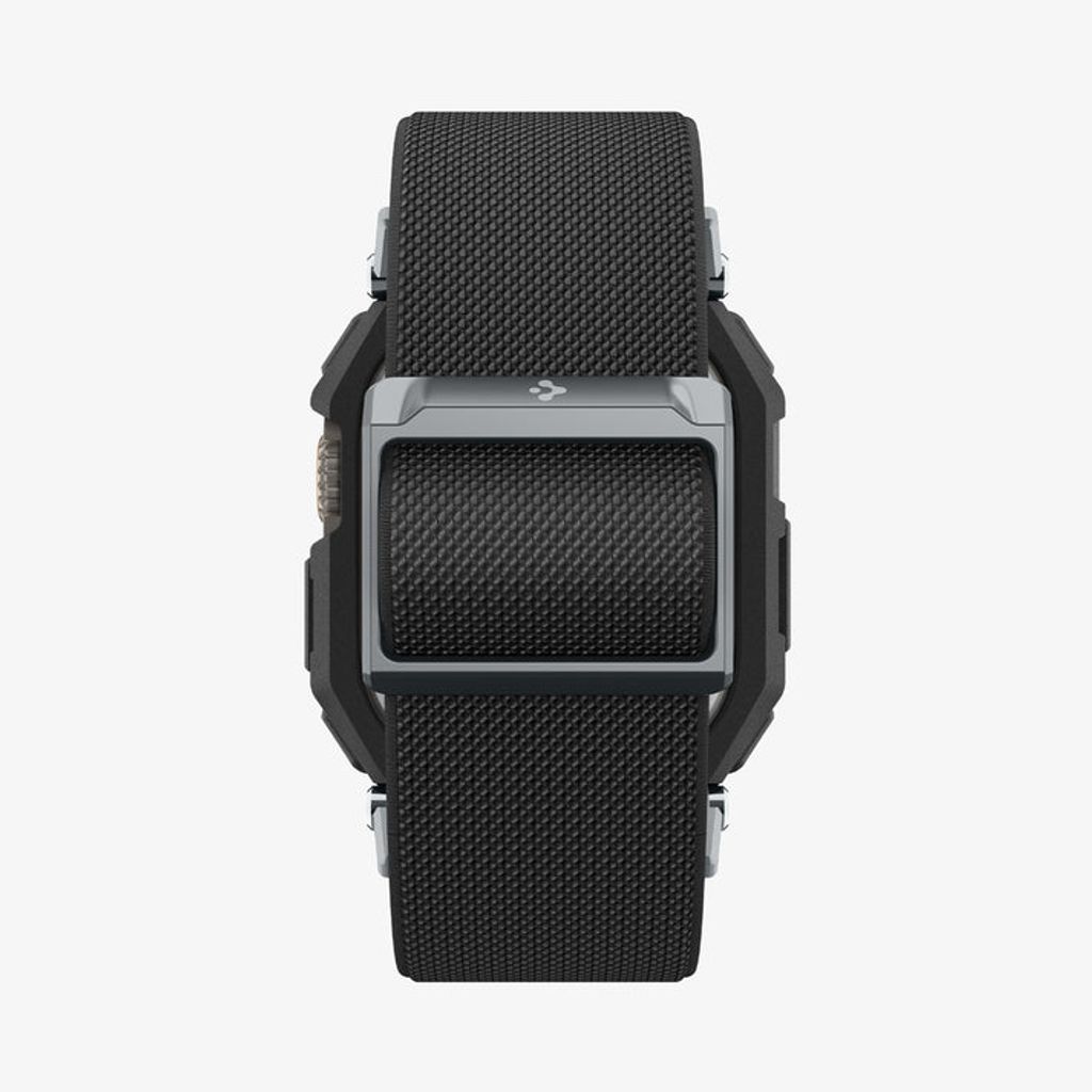Spigen Apple Watch Ultra 4/3/2/1 49mm Kellonranneke & Kuori Lite Fit Pro näytönsuojalla  - Musta