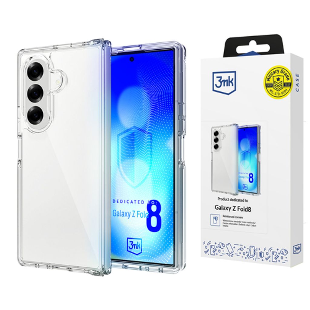 3mk Armor Samsung Galaxy Z Fold 8 Ultra Cover - Gennemsigtig